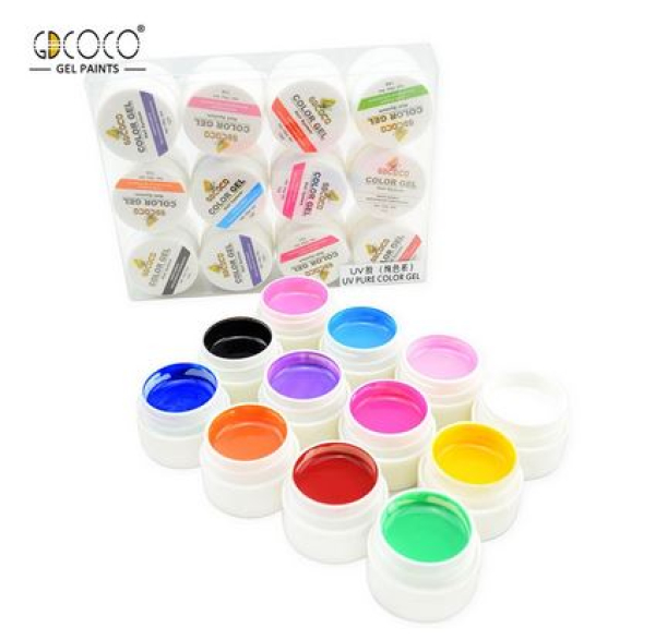 12 Farben UV Gel Set